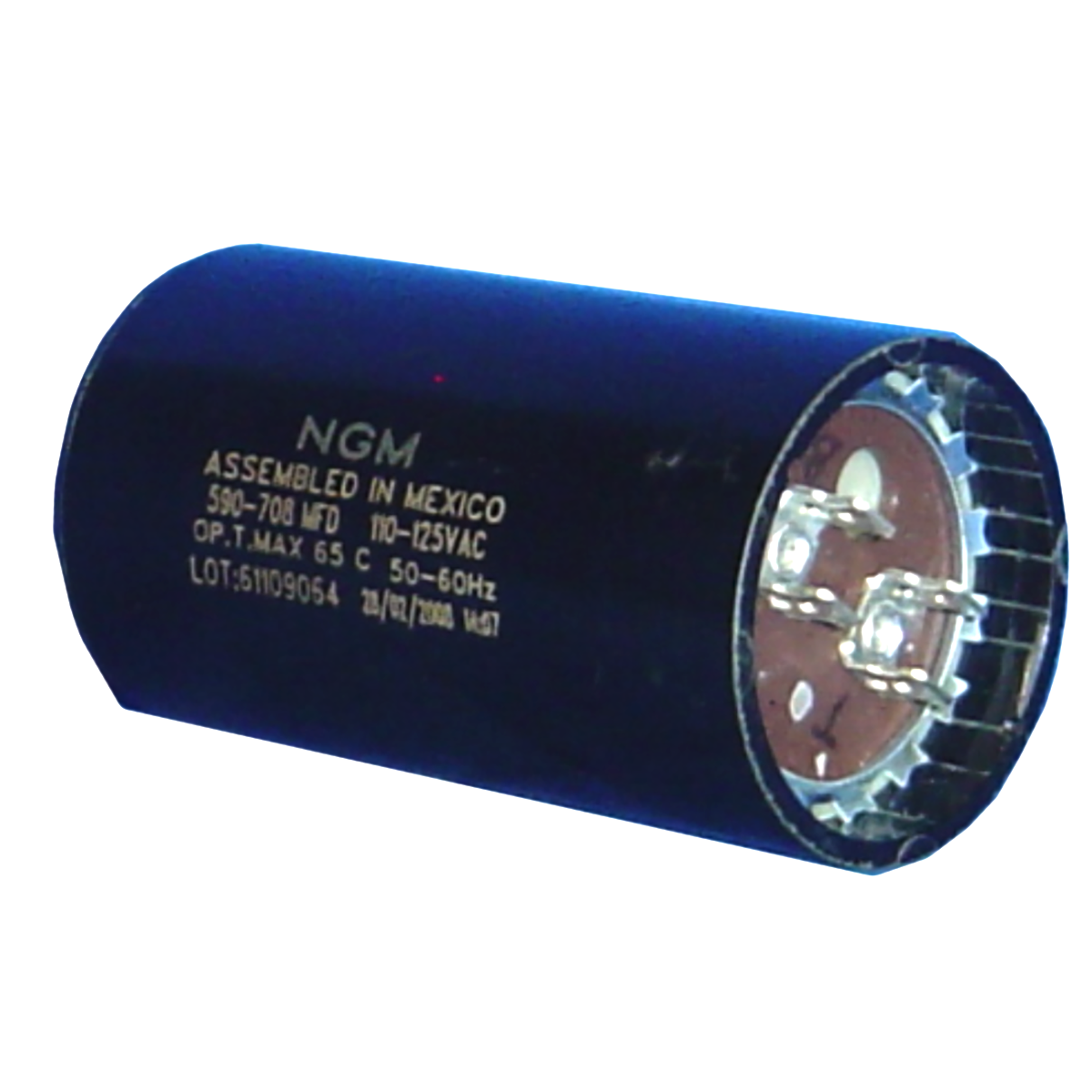 Electrical Start Capacitor 110-125 Volt, 590-708 Mfd