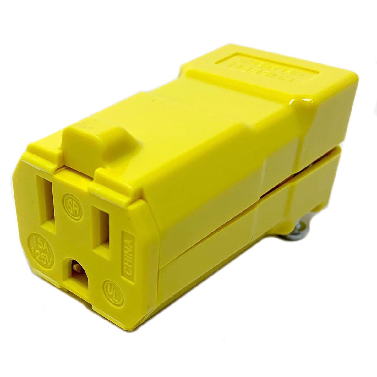 Plug 3 Prong Nylon Female 15A/125V