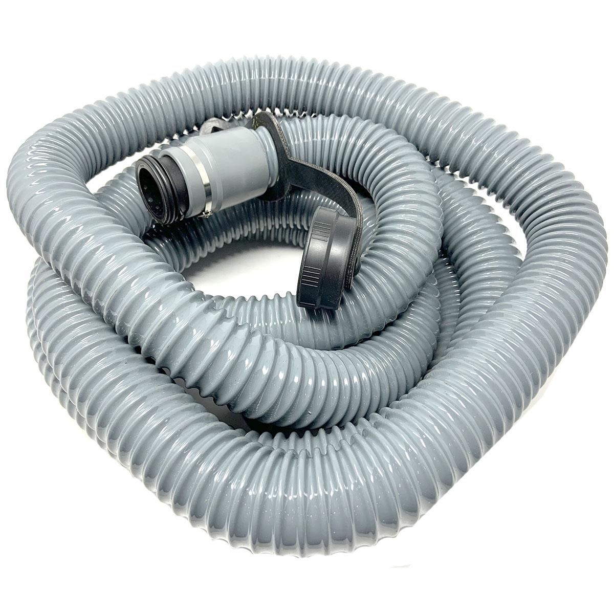 Hose Assembly 216 X 1.5 Smooth Grey, Includes One Drain Cap