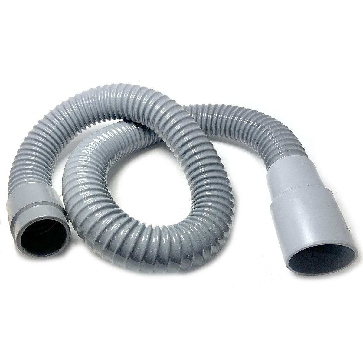 Hose Assembly 49.5 X 1.5, Smooth Grey, Includes One 1.5" Short Cuff And One 1.5 X 2 Cuff