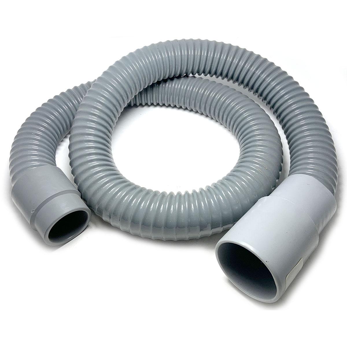 Hose Assembly 57 X 1.5, Smooth Grey, Includes One 1.5 X 1.5 Cuff And One 1.5 X 2 Cuff