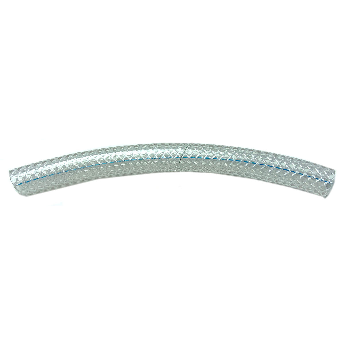 Pvc Clear Braided Hose .375" Id, .6" Od, 6.5" Length