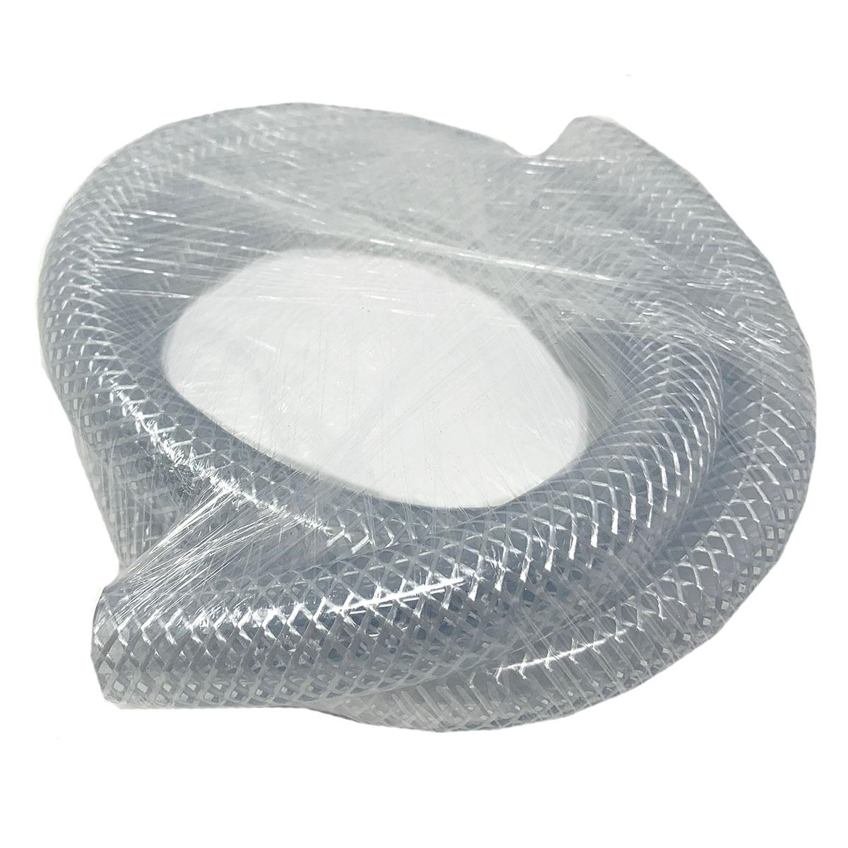 Pvc Hose Clear Braided, .5" Id, .75" Od, 36" Length