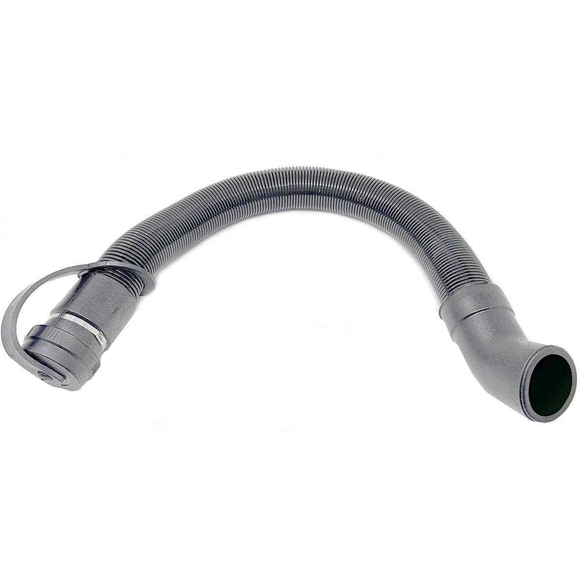 Drain Hose Assembly 1.5 X 17 Molded Hose, Grey, Includes Drain Cap With Hanging Strap