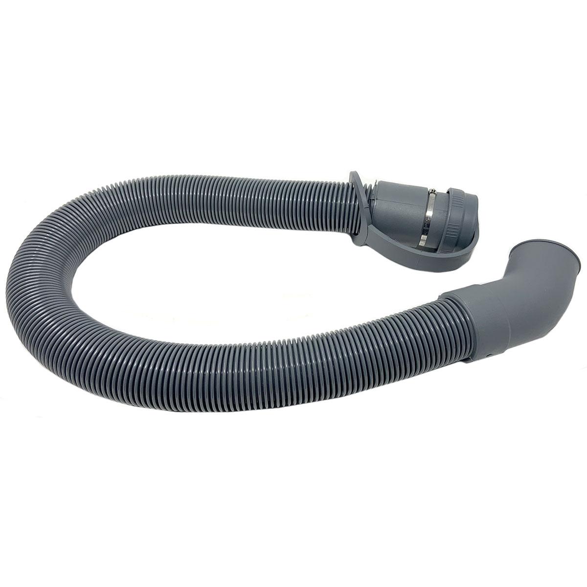 Drain Hose Assembly 1.5 X 25, Gray, Poly Urethane, Includes Drain Cap With Hanging Strap