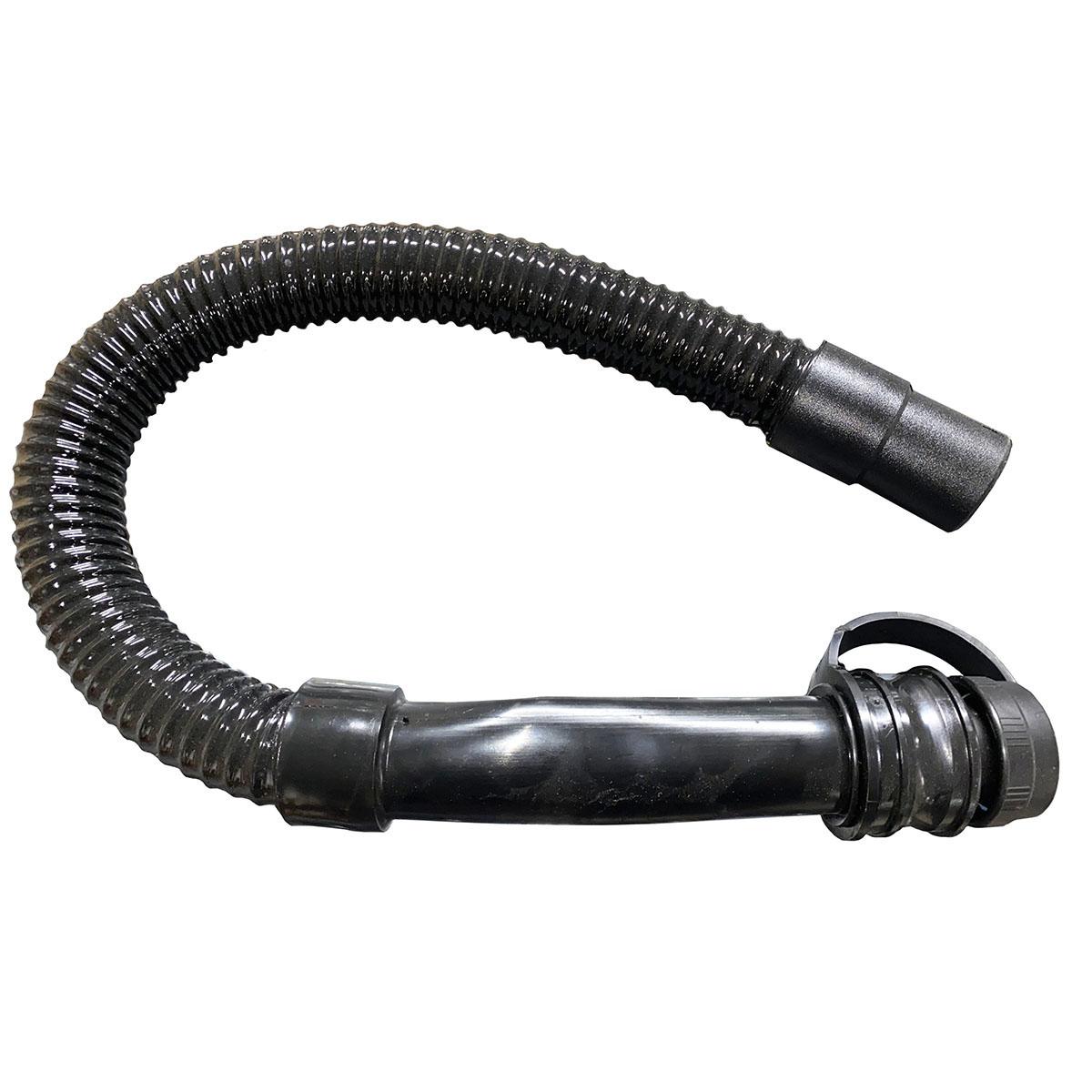 Drain Hose Assembly 1.5 X 36 Molded Hose, Black, Includes Drain Cap With Hanging Strap