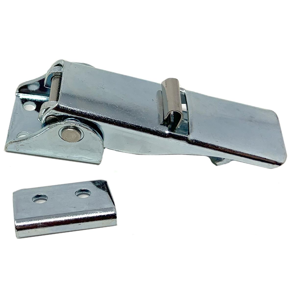 Latch Metal With Secondary Catch And Keeper