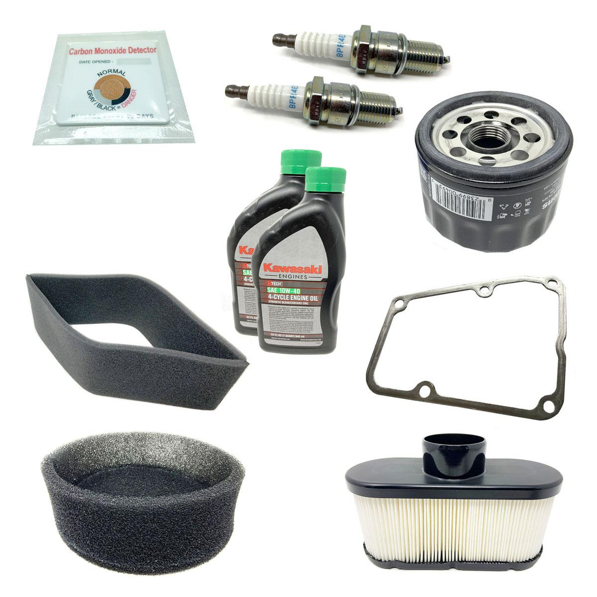 Propane Kawasaki 18Hp Maintenance Kit, Fits Pioneer Pe420Bu (Includes Oil)
