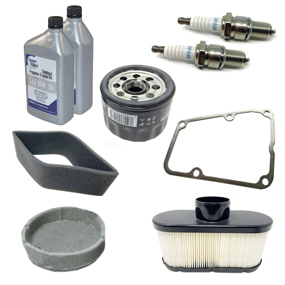 Propane Kawasaki 18Hp Maintenance Kit, Fits Pioneer Pe400Bu (Includes Oil)