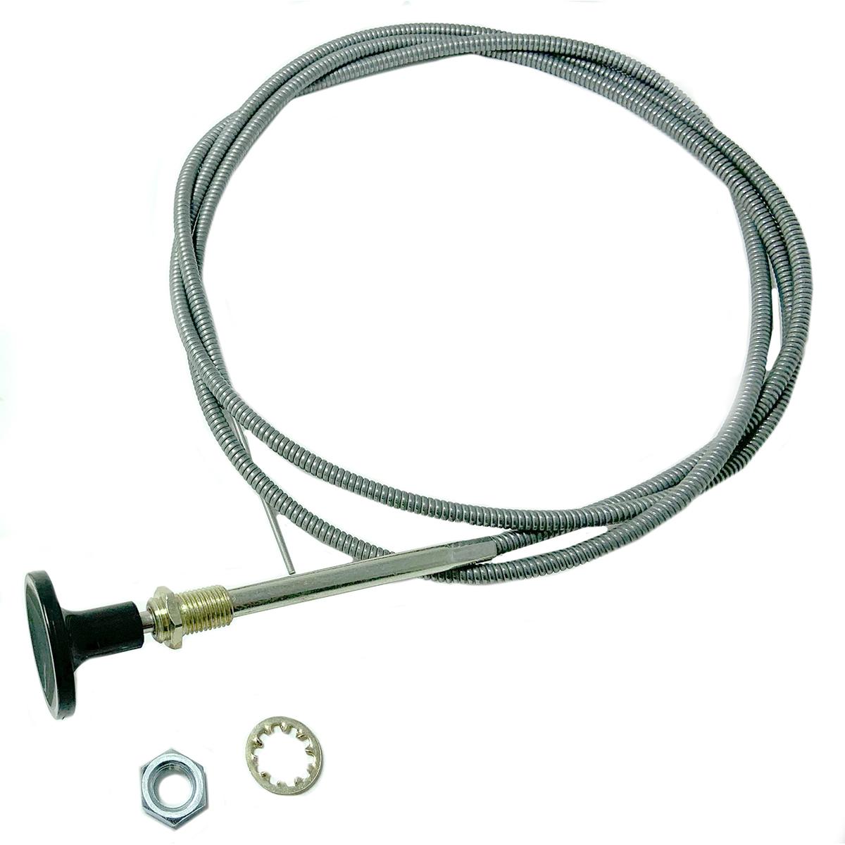 Propane Throttle Cable, 60In Push/Pull Control
