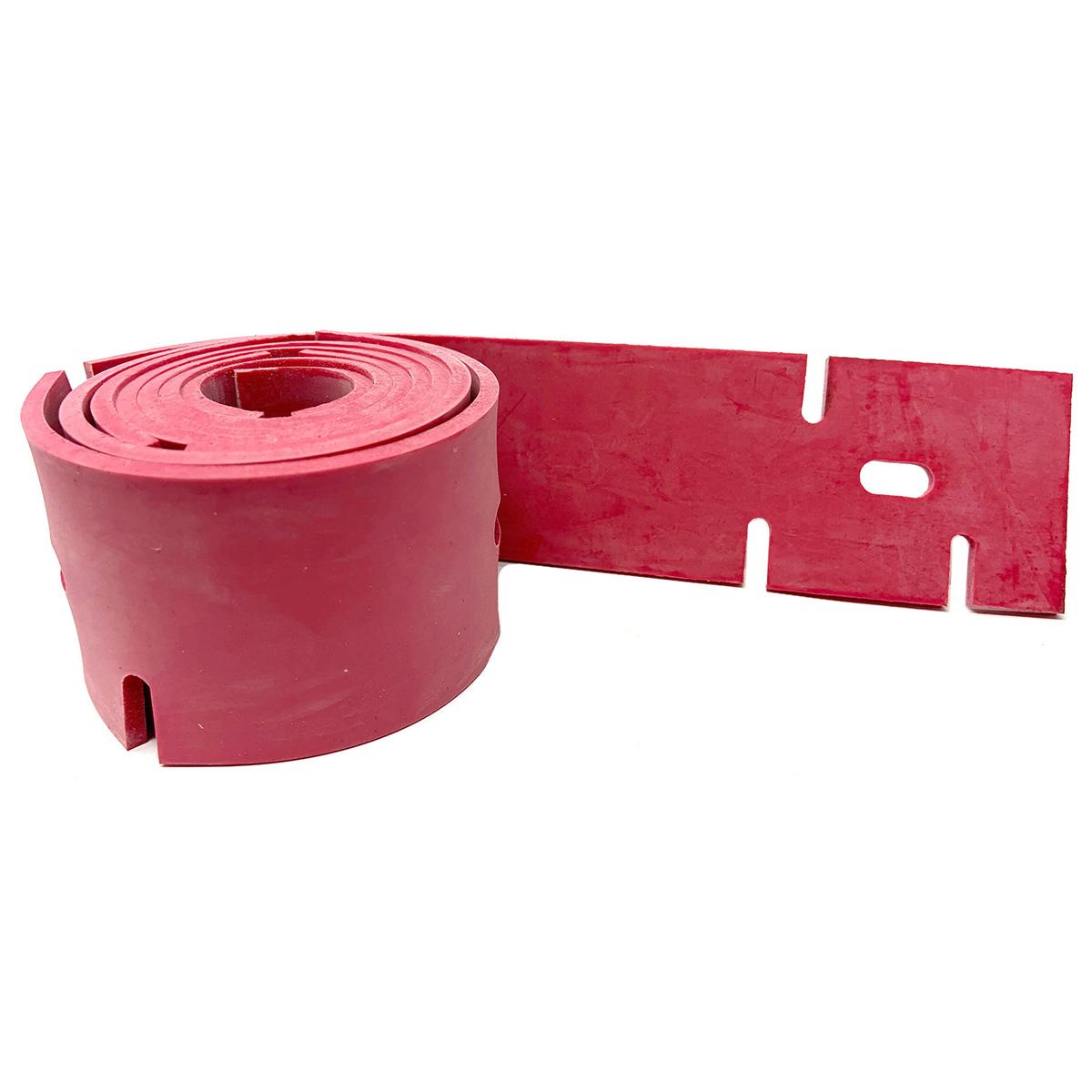 Squeegee Budget Line, Front .125In Red, Fits Tn 1023398