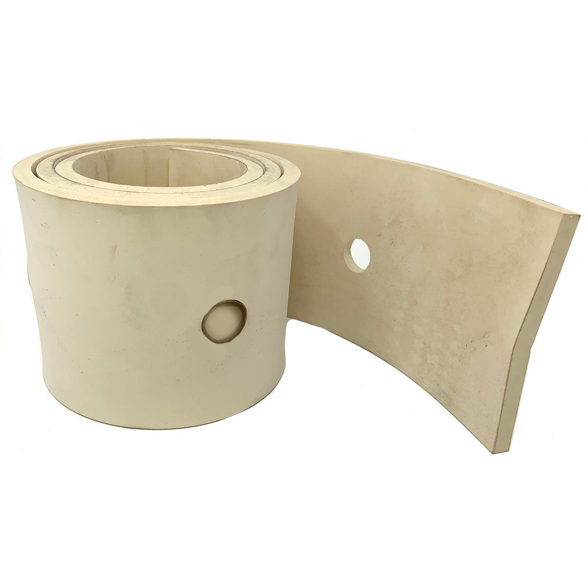 Squeegee Center, .375In, Gum, Fits Comac 406158 (Oem Var)