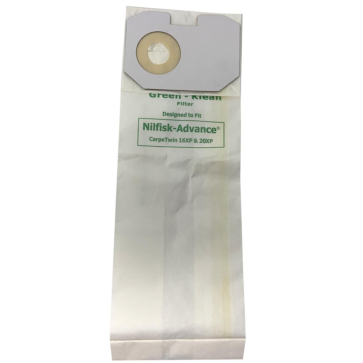 Replacement Vacuum Bags Fits Carpetwin 16Xp, 20Xp (10 Pack)
