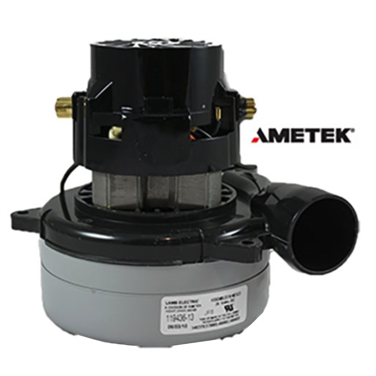 Ametek 119436-13 Vacuum Motor 24 Volt, 2 Stage, 5.7In, Includes Delphi 480 Plug