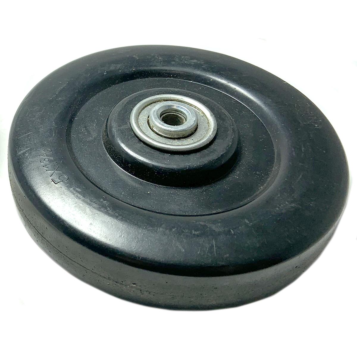 Wheel 5In X 1.25In Hard Rubber