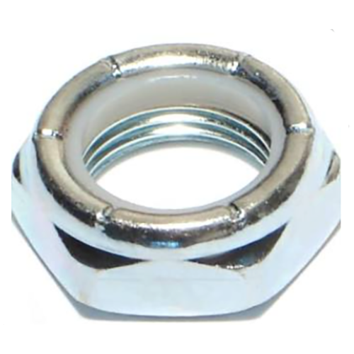 Hardware Nut, Hex, .3125In, 18 Thin Pattern Nylon Insert, Steel