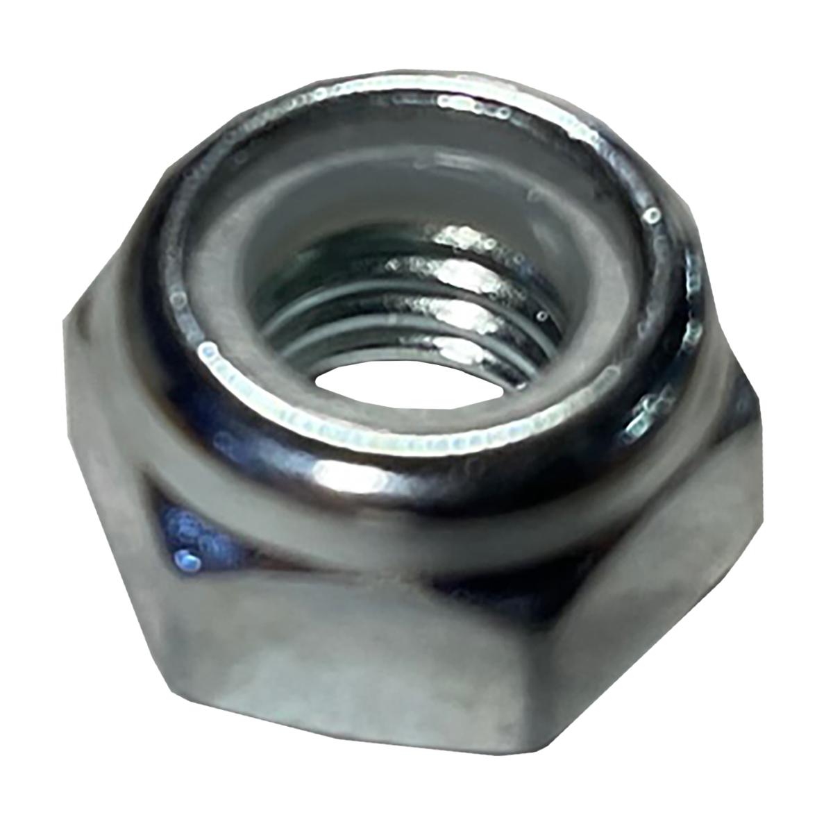 Hardware Lock Nut With Nylon Insert, M8-1.25 Steel