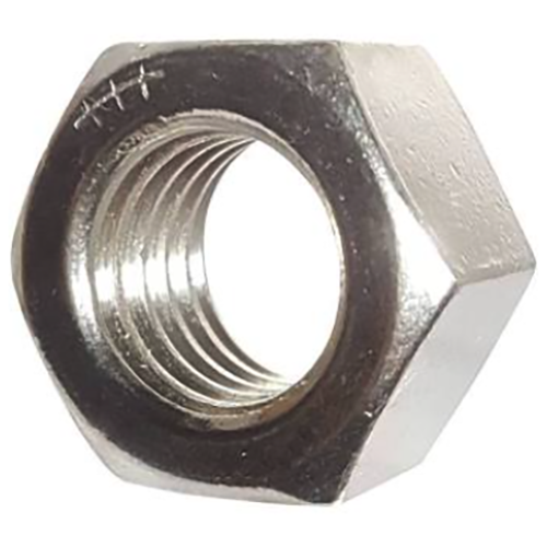 Hardware Nut, Hex, .375In, 16, Stainless Steel