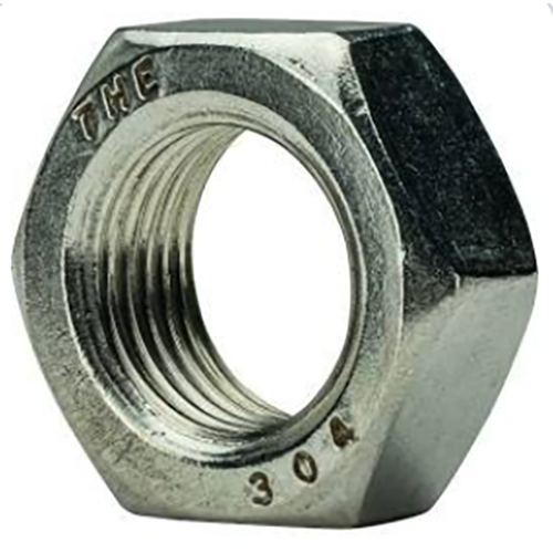 Hardware Nut, Hex, .25In, 28, Stainless Steel