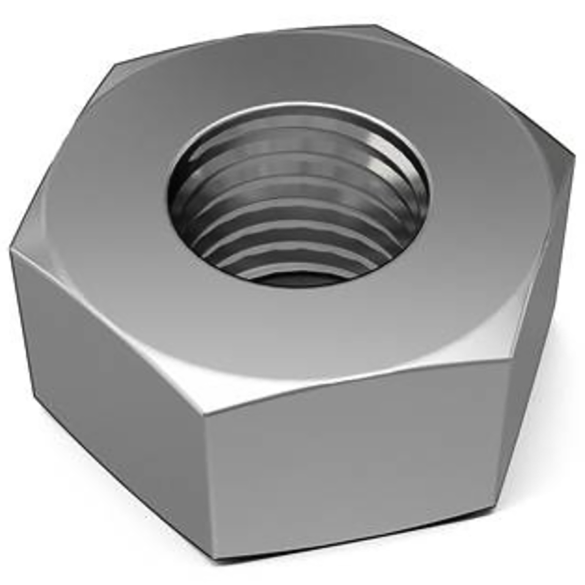 Nut Hex, M6-1.0, Stainless Steel