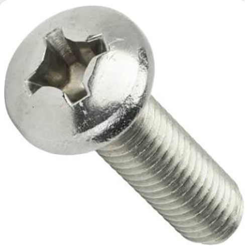 Hardware Screw, .1875In X .375In, Pan Head, Stainless Steel