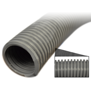 Crushproof Hose Heavy, 1.50" X 25', Grey And Black