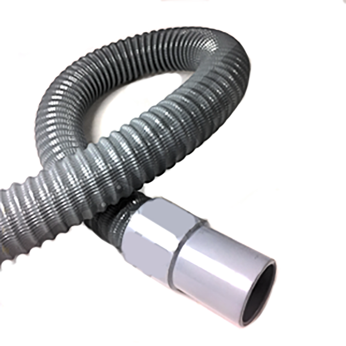 Hose Assembly 8.5 X 1.5 Smooth Grey, Includes Two 1.5" Cuffs