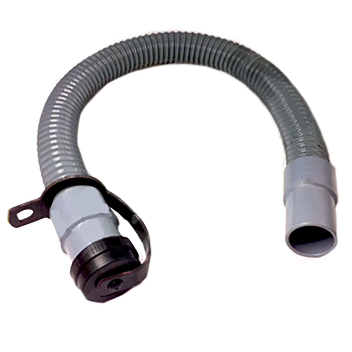 Hose Assembly 24 X 1.5 Smooth Grey, Includes 1.5" Cuff And Drain Cap