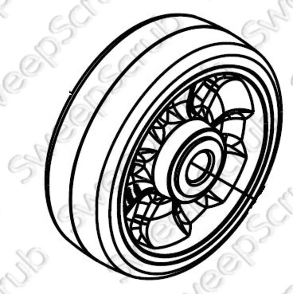 Nilfisk Advance 56105651 Wheel