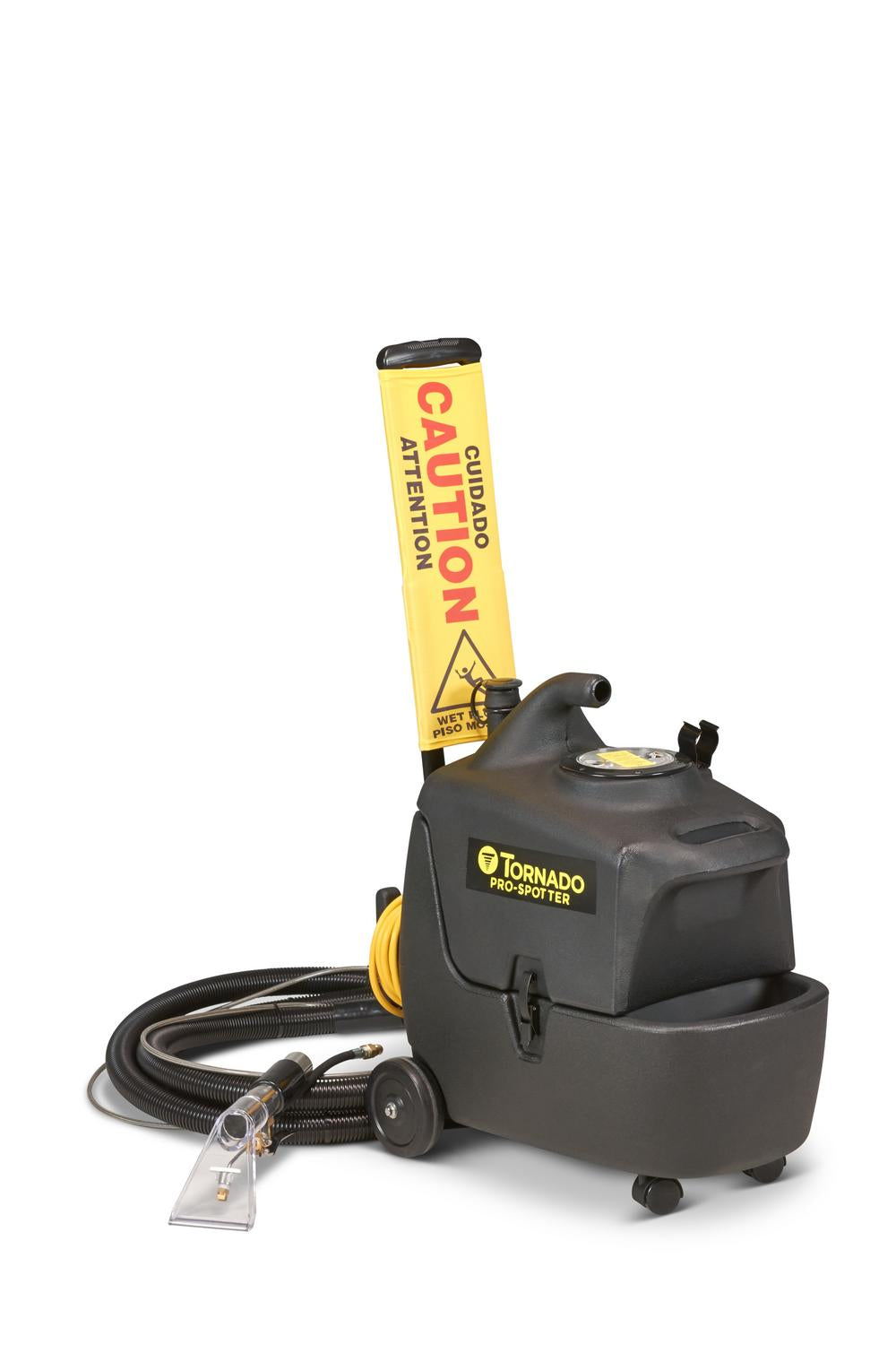 Tornado Pro Spotter and Pro Spotter Deluxe | Carpet Spotter | 3.5 Gallons | 55 PSI | Cold Water |  13' Hose Stainless Steel Upholstery Tool | 2 Year Warranty