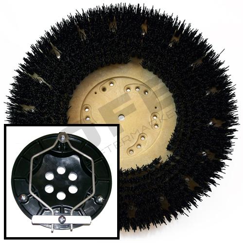 Brush Kit 13In Mal-Grit Scrub .022, 120 Grit (Contains Gbr0G400S, Gbr13Gr120)