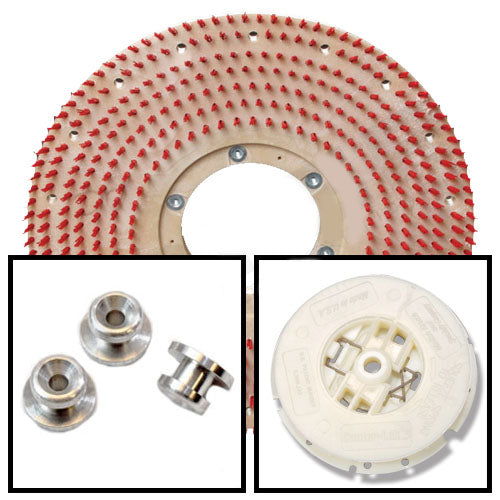 Pad-Lok 16" Pad Driver .5" Trim, Plastic, Includes L-800T Lugs And Center-Lok 3 Pad Holder