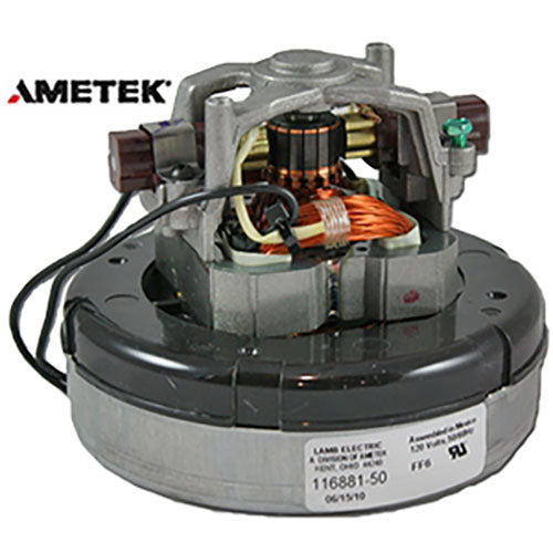 Ametek 116881-50 Vacuum Motor Thru-Flow, 120 Volt, 1 Stage, 5.7In