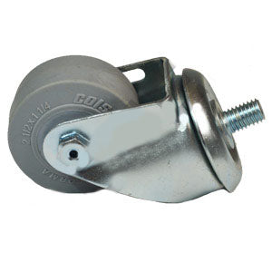 Wheel Swivel Caster Complete, 2.5In X 1.25In Gray With .75In Stem