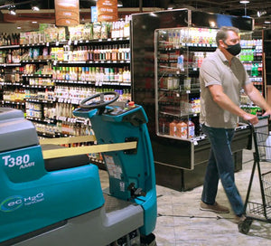 T380AMR-500-D | Tennant T380AMR | Robotic Floor Scrubber | 20" | 20 Gallon | Ride On | Disk | Battery | 5 Year Software | 3 Year Warranty