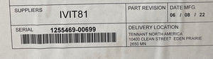 Tennant T390 28" Disk Trade Show (Demonstrator Unit)- Lead Acid Batteries Self Propel